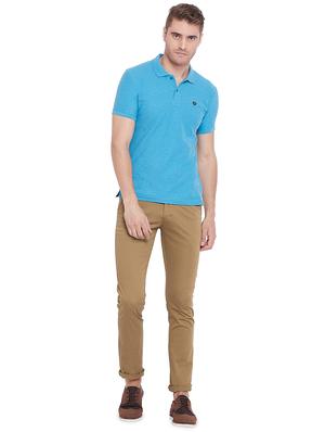 beige solid chinos - 17524114 - Standard Image - 4