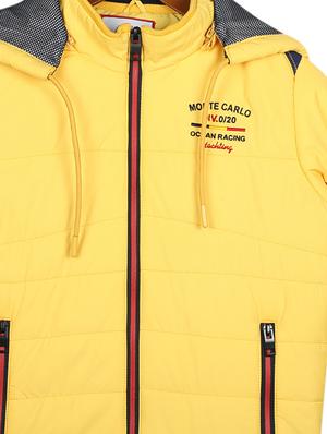 yellow cotton blend quilted jacket - 17524131 - Standard Image - 3