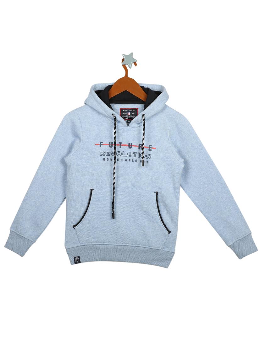 blue cotton sweatshirt - 17524140 - Zoom Image - 1