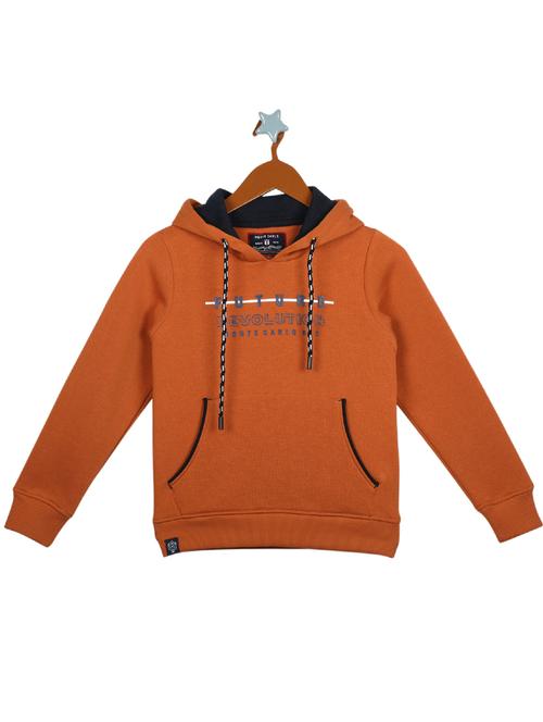 orange cotton sweatshirt - 17524142 - Standard Image - 1