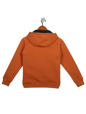 orange cotton sweatshirt - 17524142 - Standard Image - 2