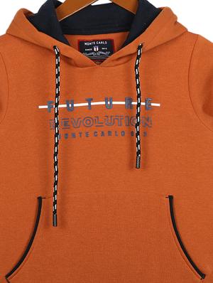 orange cotton sweatshirt - 17524142 - Standard Image - 3