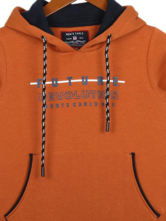 orange cotton sweatshirt - 17524142 - Zoom Image - 3