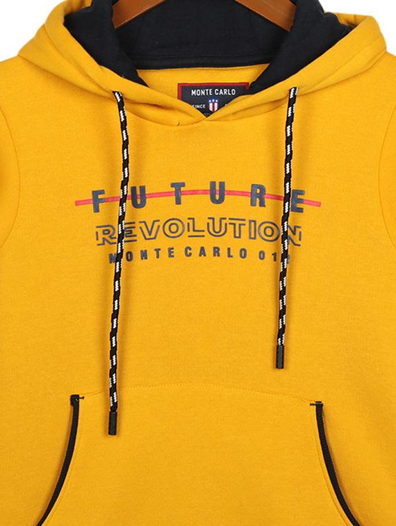 yellow cotton sweatshirt - 17524146 - Zoom Image - 3