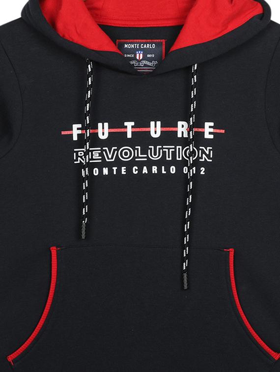 blue cotton sweatshirt - 17524147 - Zoom Image - 3