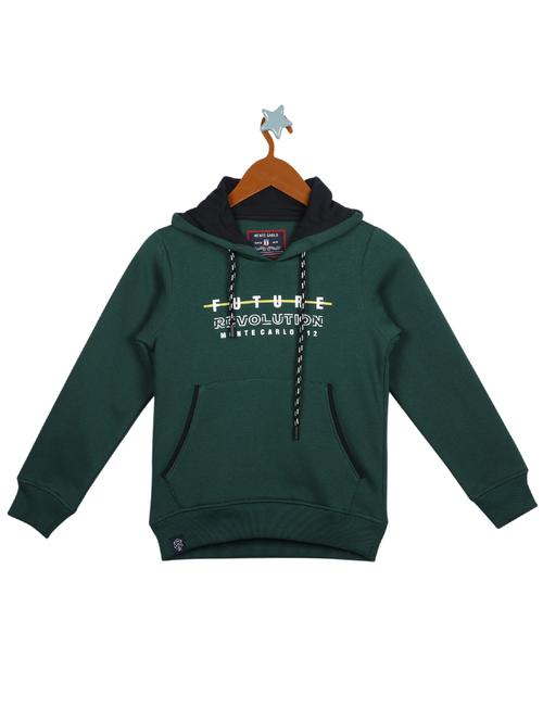 green cotton sweatshirt - 17524148 - Standard Image - 1