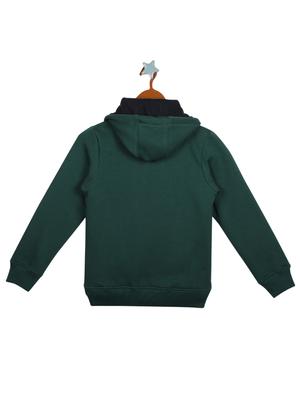 green cotton sweatshirt - 17524148 - Standard Image - 2