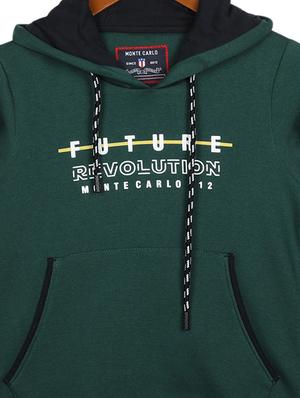 green cotton sweatshirt - 17524148 - Standard Image - 3