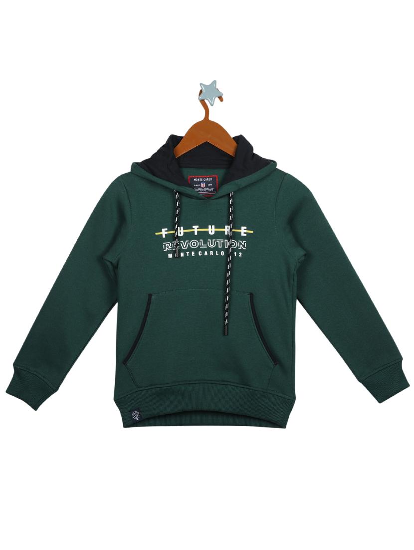 green cotton sweatshirt - 17524148 - Zoom Image - 1