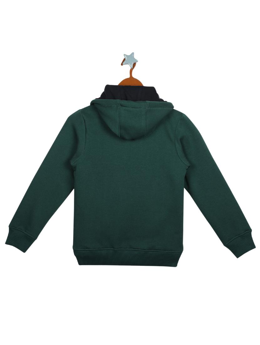 green cotton sweatshirt - 17524148 - Zoom Image - 2