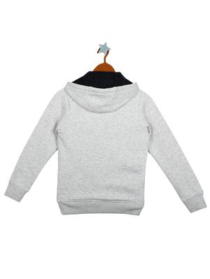 grey cotton sweatshirt - 17524149 - Standard Image - 2