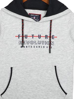 grey cotton sweatshirt - 17524149 - Standard Image - 3