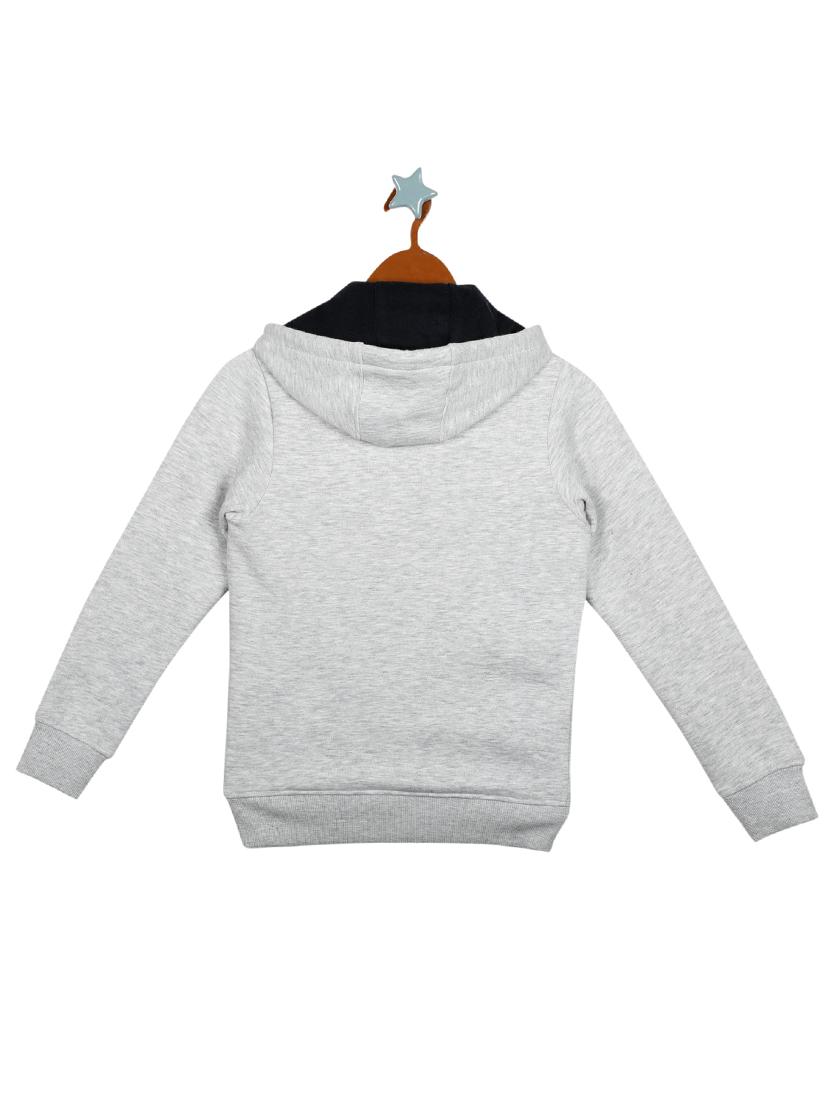grey cotton sweatshirt - 17524149 - Zoom Image - 2