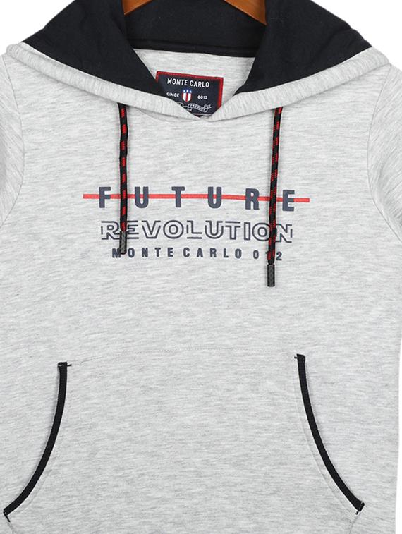 grey cotton sweatshirt - 17524149 - Zoom Image - 3