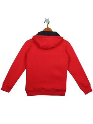 red cotton sweatshirt - 17524150 - Standard Image - 2