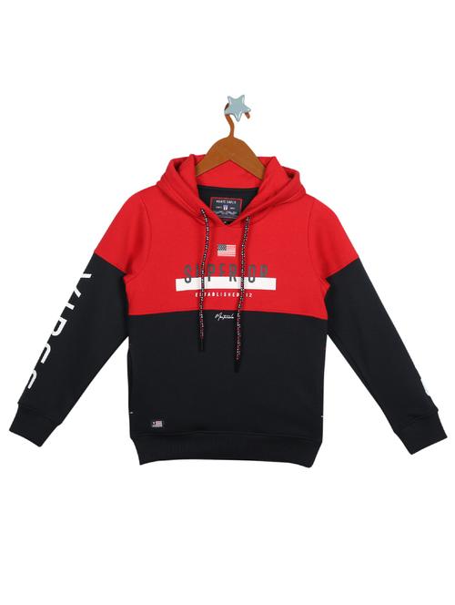 red cotton sweatshirt - 17524151 - Standard Image - 1