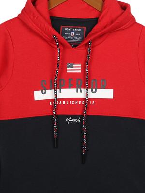 red cotton sweatshirt - 17524151 - Standard Image - 3