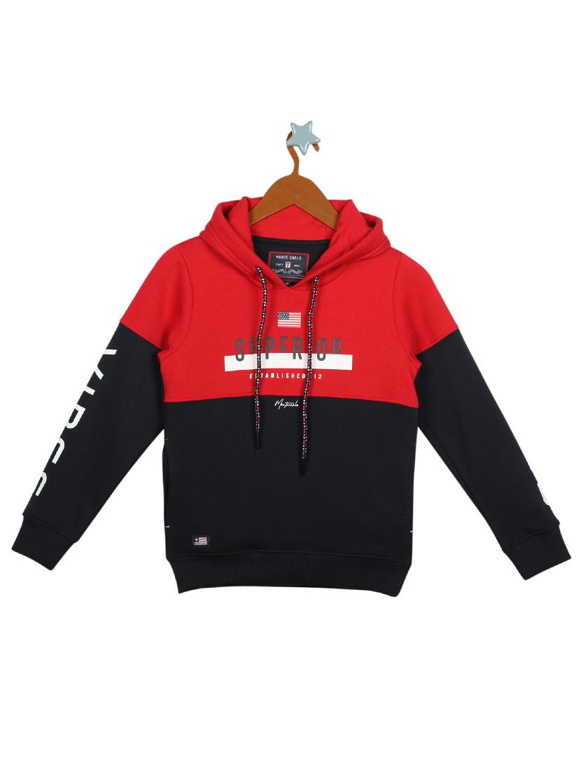red cotton sweatshirt - 17524151 - Zoom Image - 1
