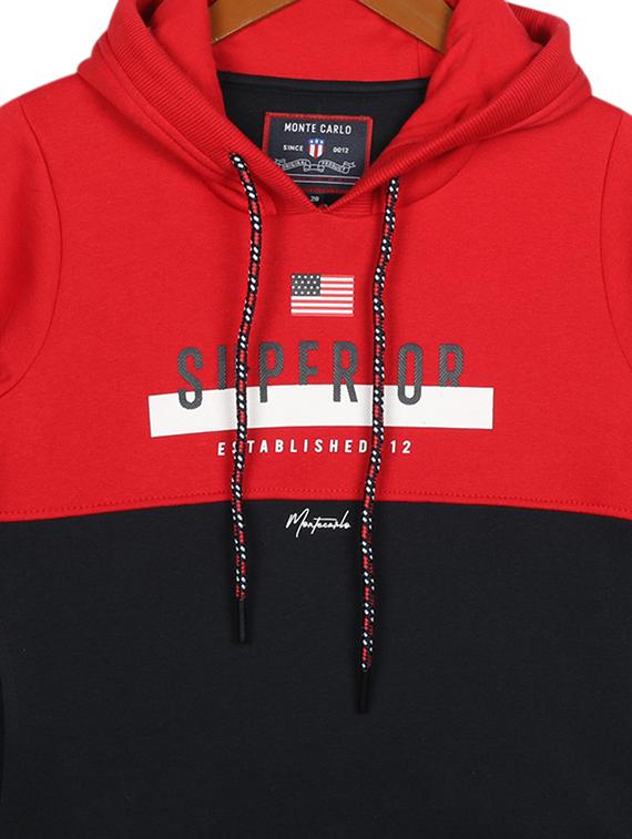 red cotton sweatshirt - 17524151 - Zoom Image - 3