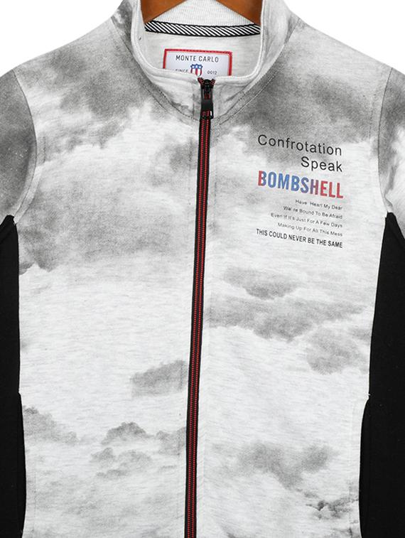 grey cotton sweatshirt - 17524160 - Zoom Image - 3