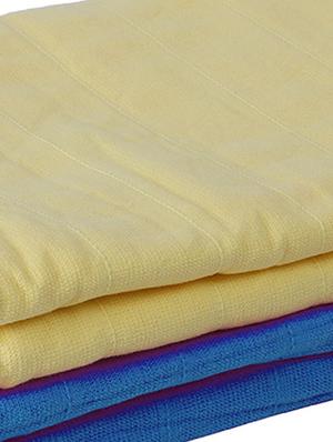 lorena quick-dry one side terry towel 100% cotton -4pc mix set (soho) solid-yellow/aqua - 17524271 - Standard Image - 6