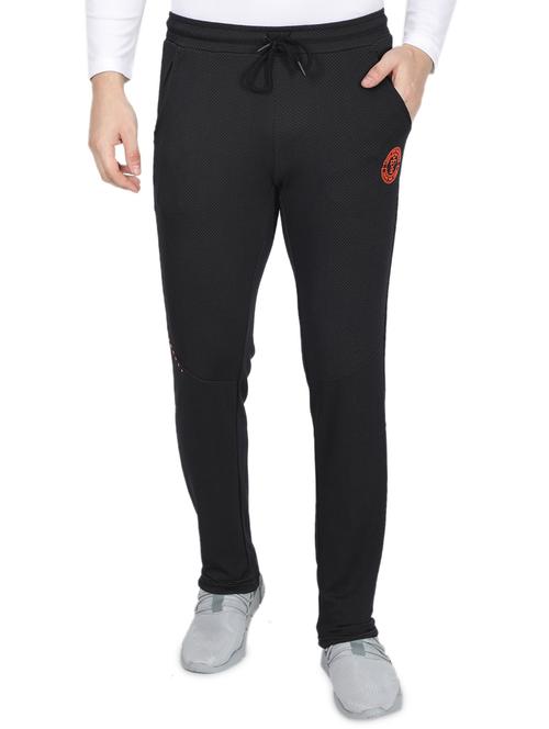 grey solid full length track pant - 17524464 - Standard Image - 1