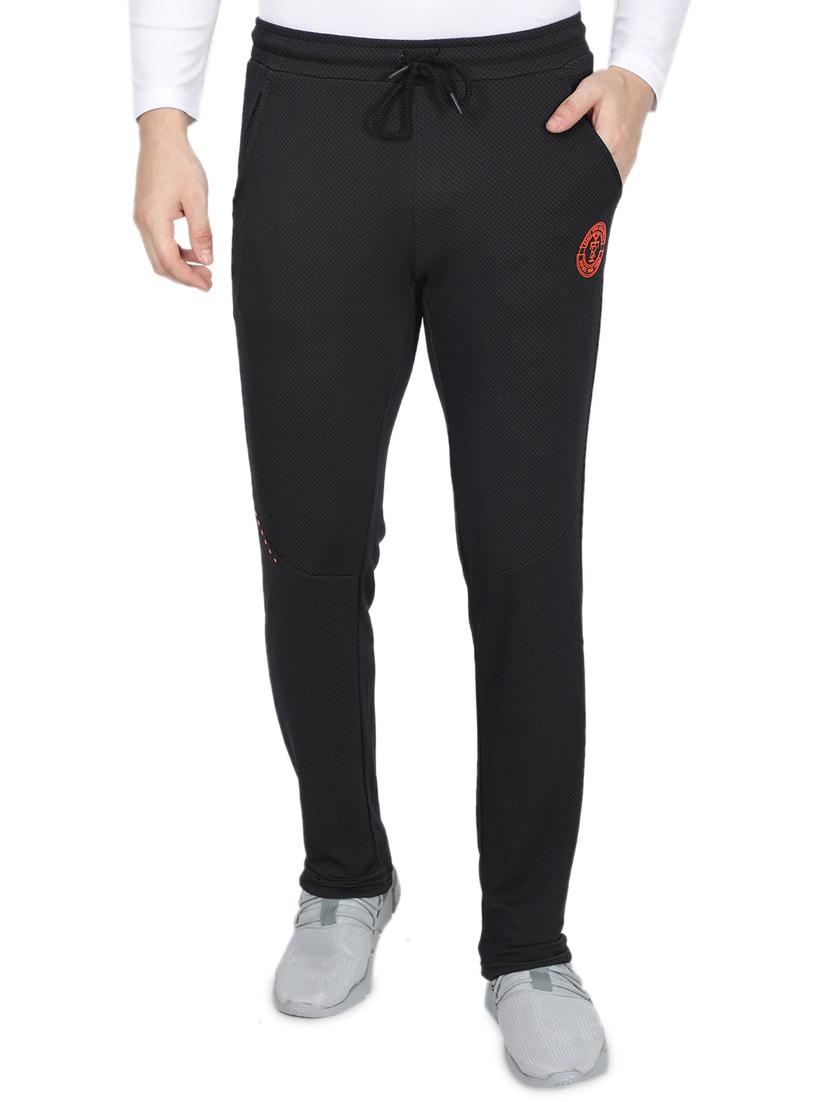grey solid full length track pant - 17524464 - Zoom Image - 1
