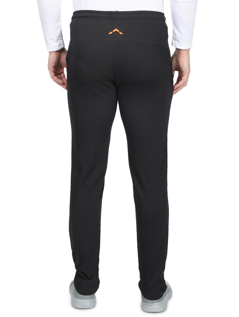 grey solid full length track pant - 17524464 - Zoom Image - 3