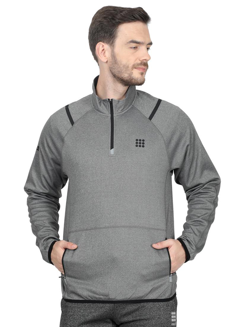 grey solid t-shirt - 17524474 - Zoom Image - 1