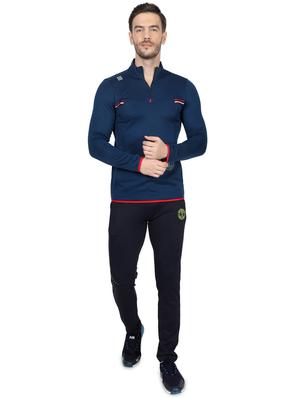 navy blue solid t-shirt - 17524475 - Standard Image - 4