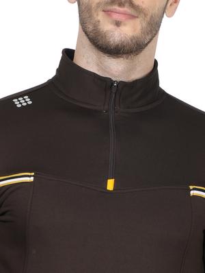 brown solid t-shirt - 17524476 - Standard Image - 5