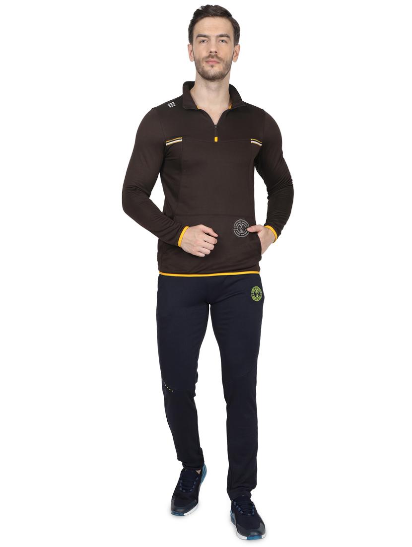 brown solid t-shirt - 17524476 - Zoom Image - 4