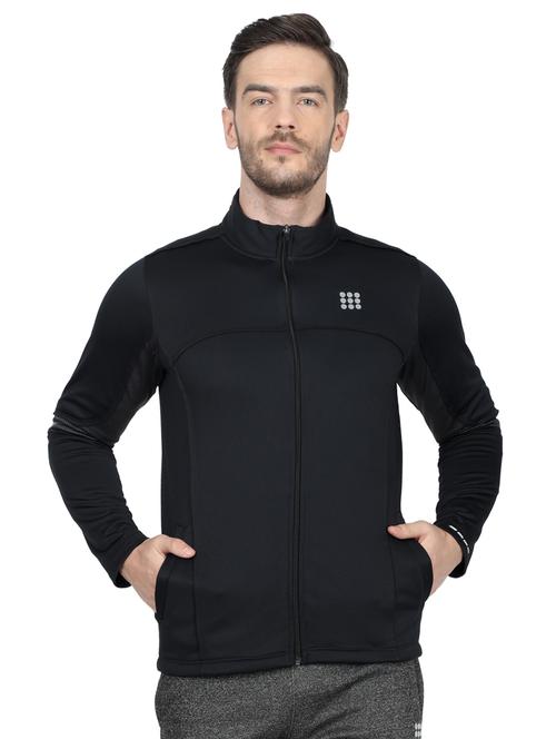 black solid sweatshirt - 17524477 - Standard Image - 1