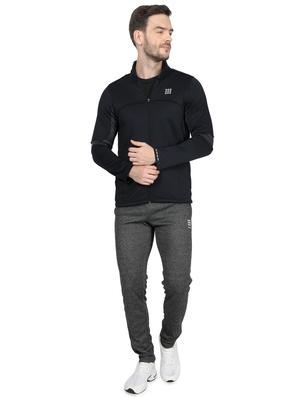 black solid sweatshirt - 17524477 - Standard Image - 4
