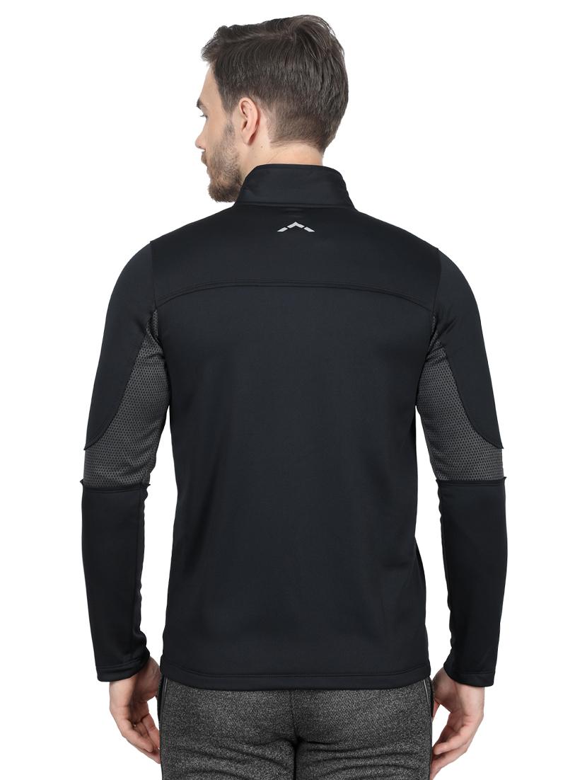 black solid sweatshirt - 17524477 - Zoom Image - 3