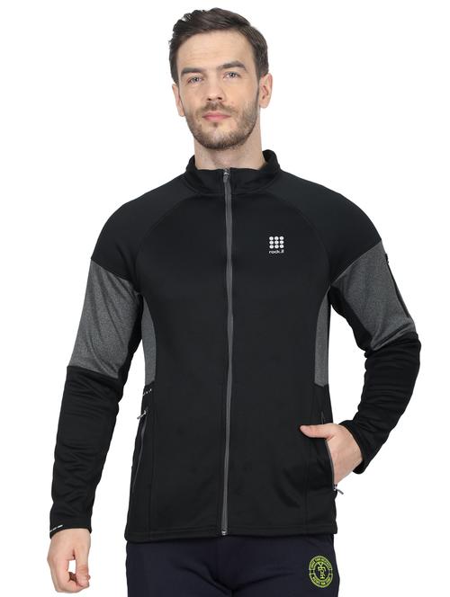 black color block sweatshirt - 17524478 - Standard Image - 1