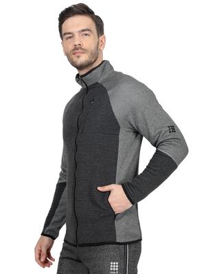 grey striped raglan sweatshirt - 17524480 - Standard Image - 2