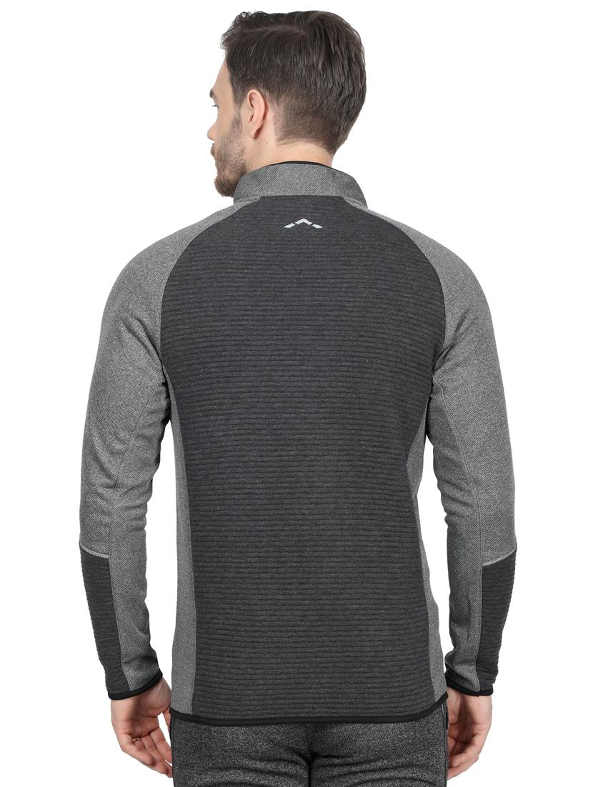 grey striped raglan sweatshirt - 17524480 - Zoom Image - 3