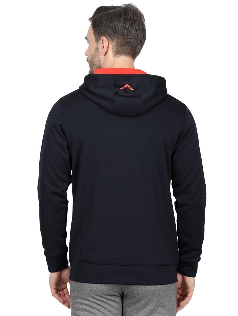 navy blue solid sweatshirt - 17524489 - Zoom Image - 3