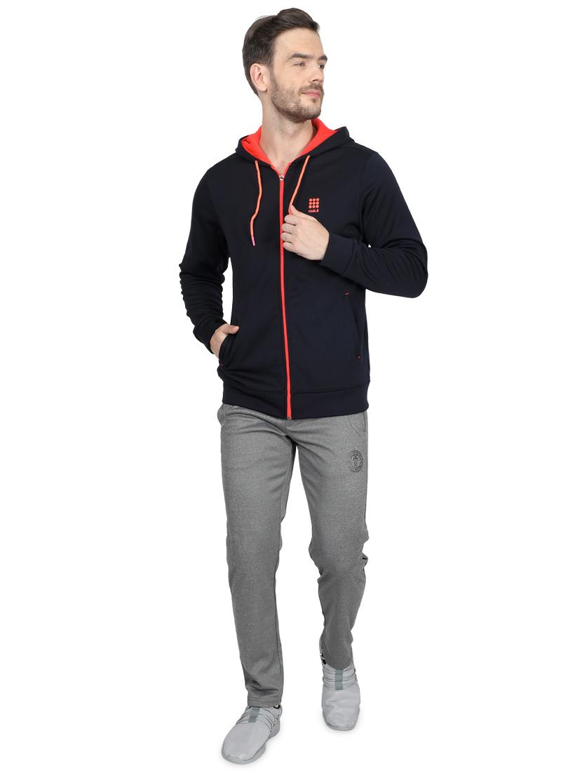 navy blue solid sweatshirt - 17524489 - Zoom Image - 4