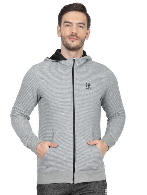 grey striped sweatshirt - 17524490 - Standard Image - 1