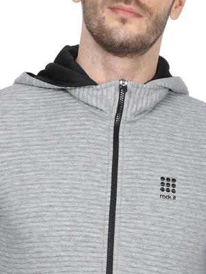 grey striped sweatshirt - 17524490 - Standard Image - 5