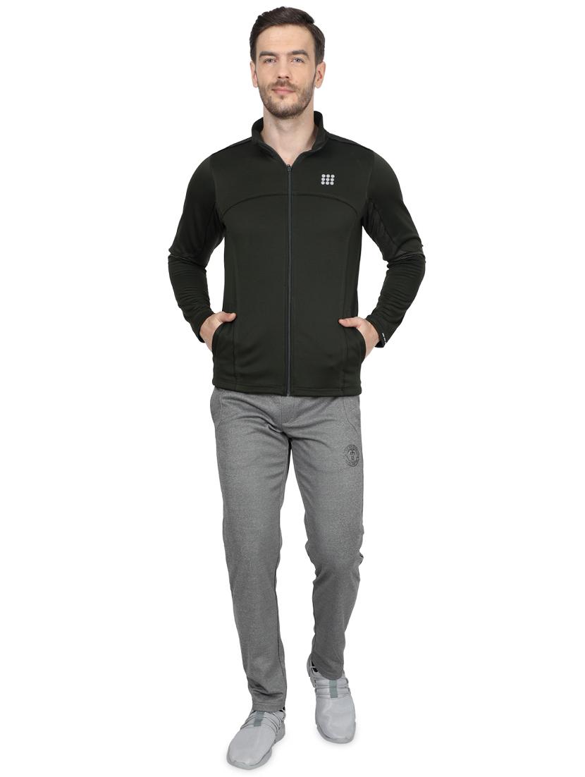 olive green solid sweatshirt - 17524493 - Zoom Image - 4