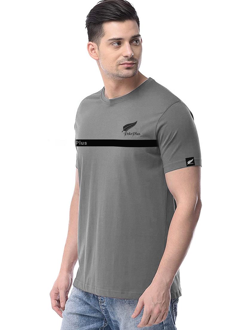 grey taped t-shirt - 17524565 - Zoom Image - 2