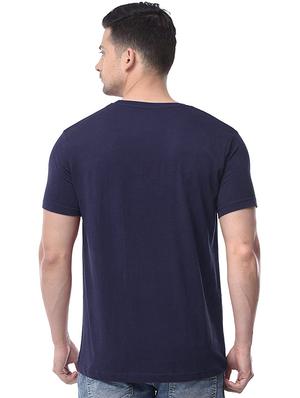 navy blue taped t-shirt - 17524567 - Standard Image - 3