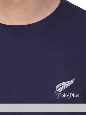 navy blue taped t-shirt - 17524567 - Standard Image - 4