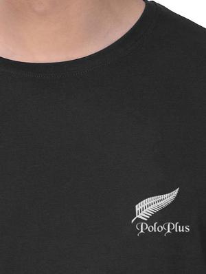 black solid t-shirt - 17524571 - Standard Image - 4