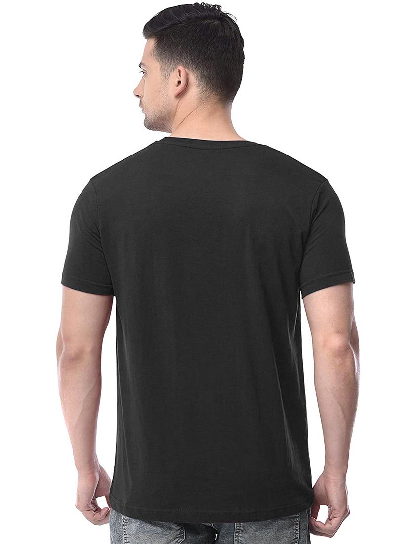 black solid t-shirt - 17524571 - Zoom Image - 3