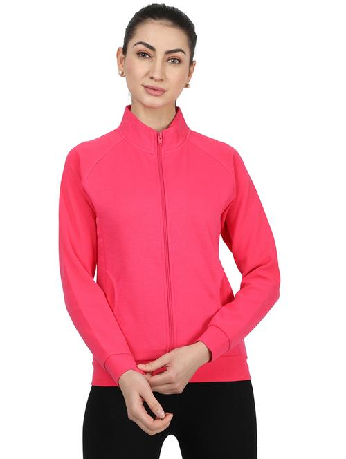 mandarin neck solid sweatshirt - 17524720 - Standard Image - 1