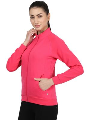 mandarin neck solid sweatshirt - 17524720 - Standard Image - 2